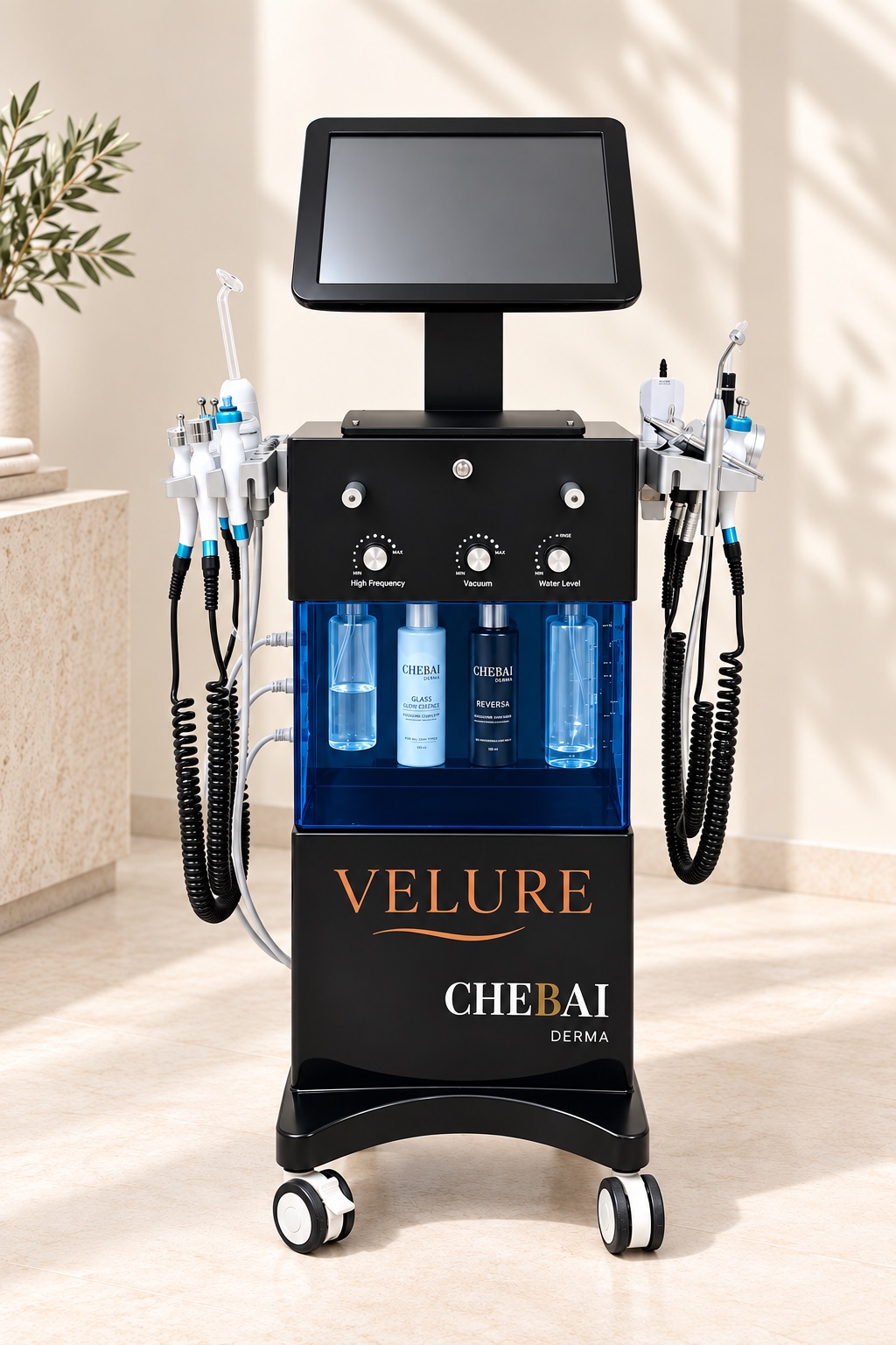 Equipo Velure de CHEBAI DERMA, plataforma 15 en 1