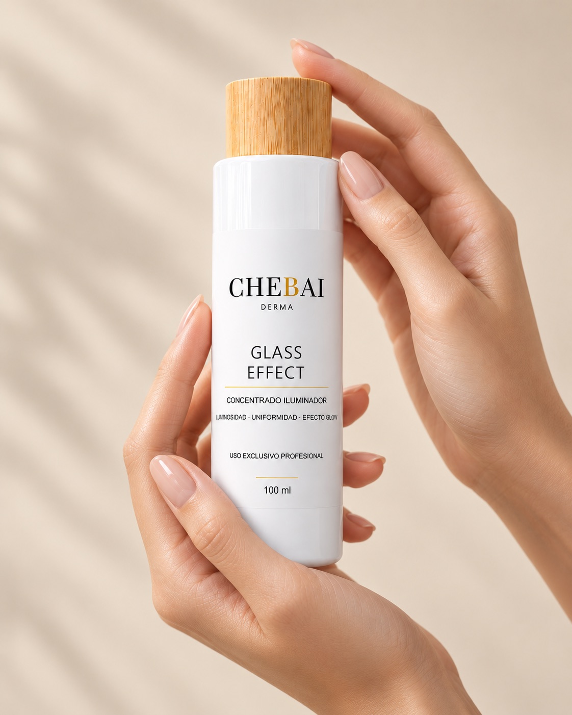 Frasco de exosomas Glass Effect de CHEBAI DERMA