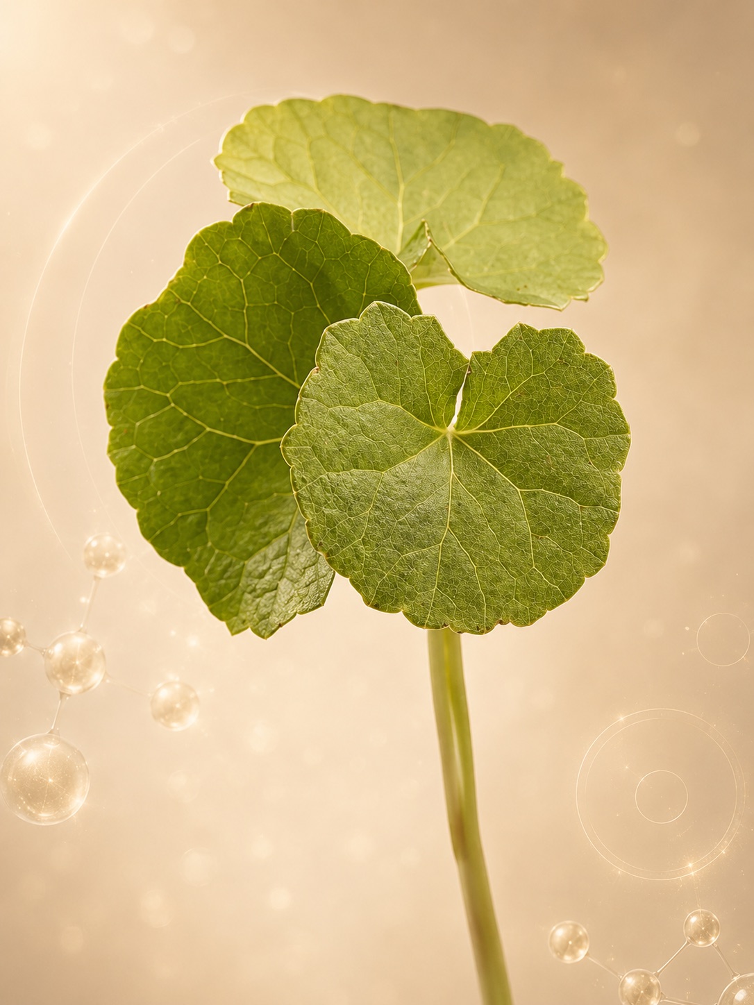 Planta de Centella asiatica, origen de Centella Reversa